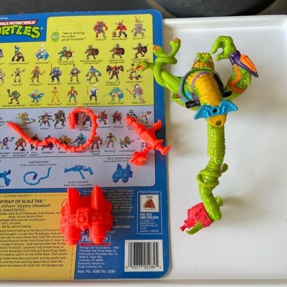 Scale Tail TMNT Snake Action Figure Playmates Teenage Mutant Ninja Turtles 90s - Picture 6 of 11